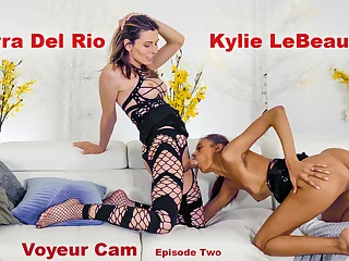 Korra Del Rio & Kylie Le Lover surrounding Spycam Webcam Pt. 2: Kylie Le Lover Deep-throats And Penetrates Roomy Korra Del Rio - KINK